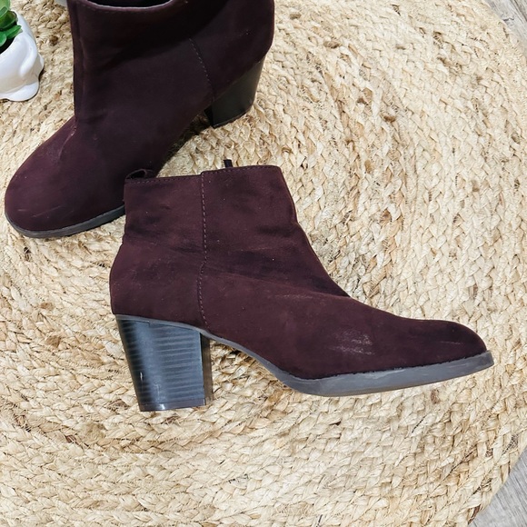Old Navy Dark Purple Booties - Picture 9 of 11